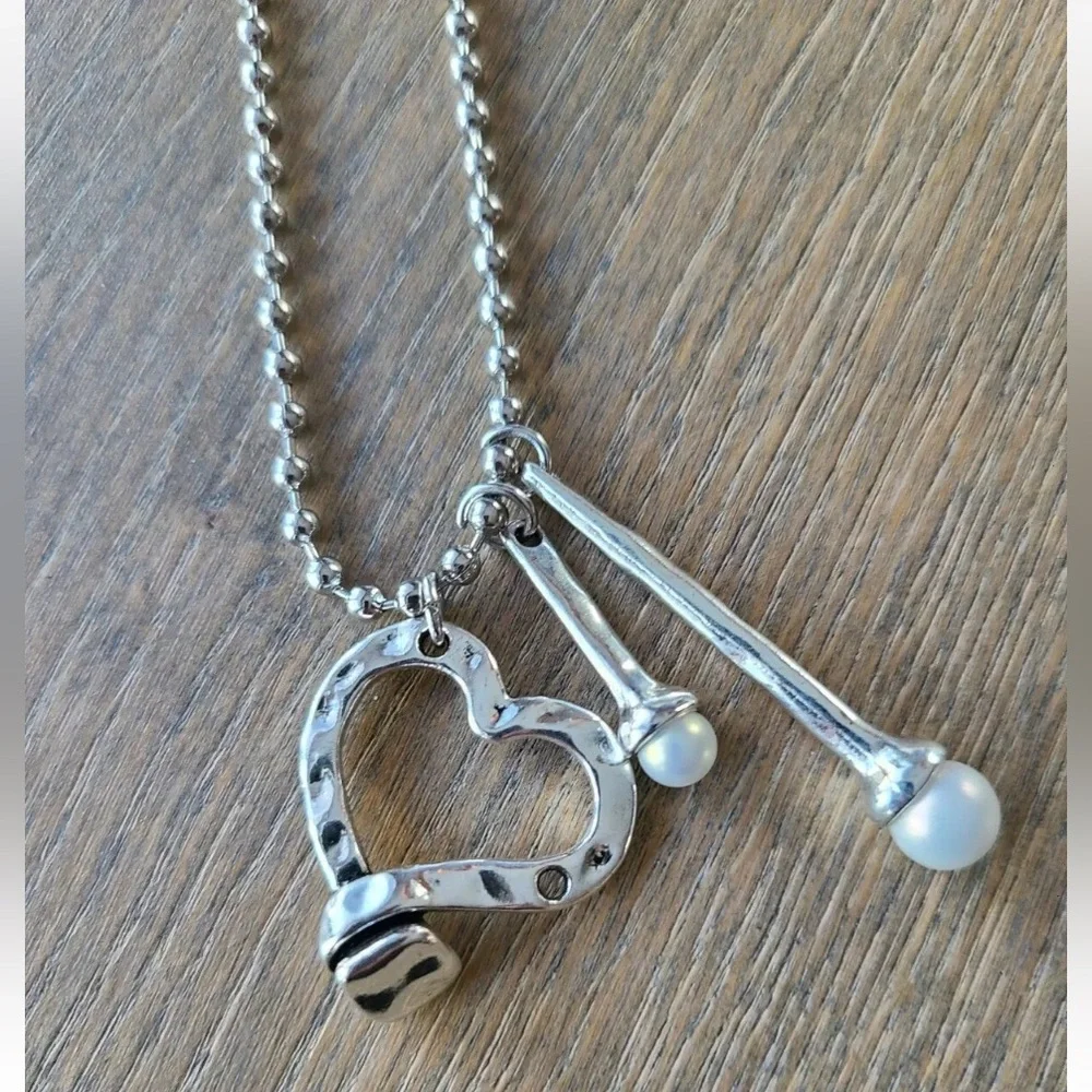 Nailed Heart - Boho long Necklace - Picture 3 of 12